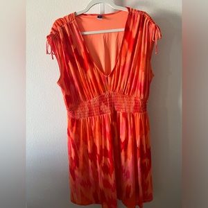 Mesh Overlay Sleeveless Dress - NWOT